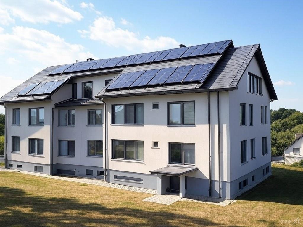 Energieeffizientes Haus mit PV - Anlage